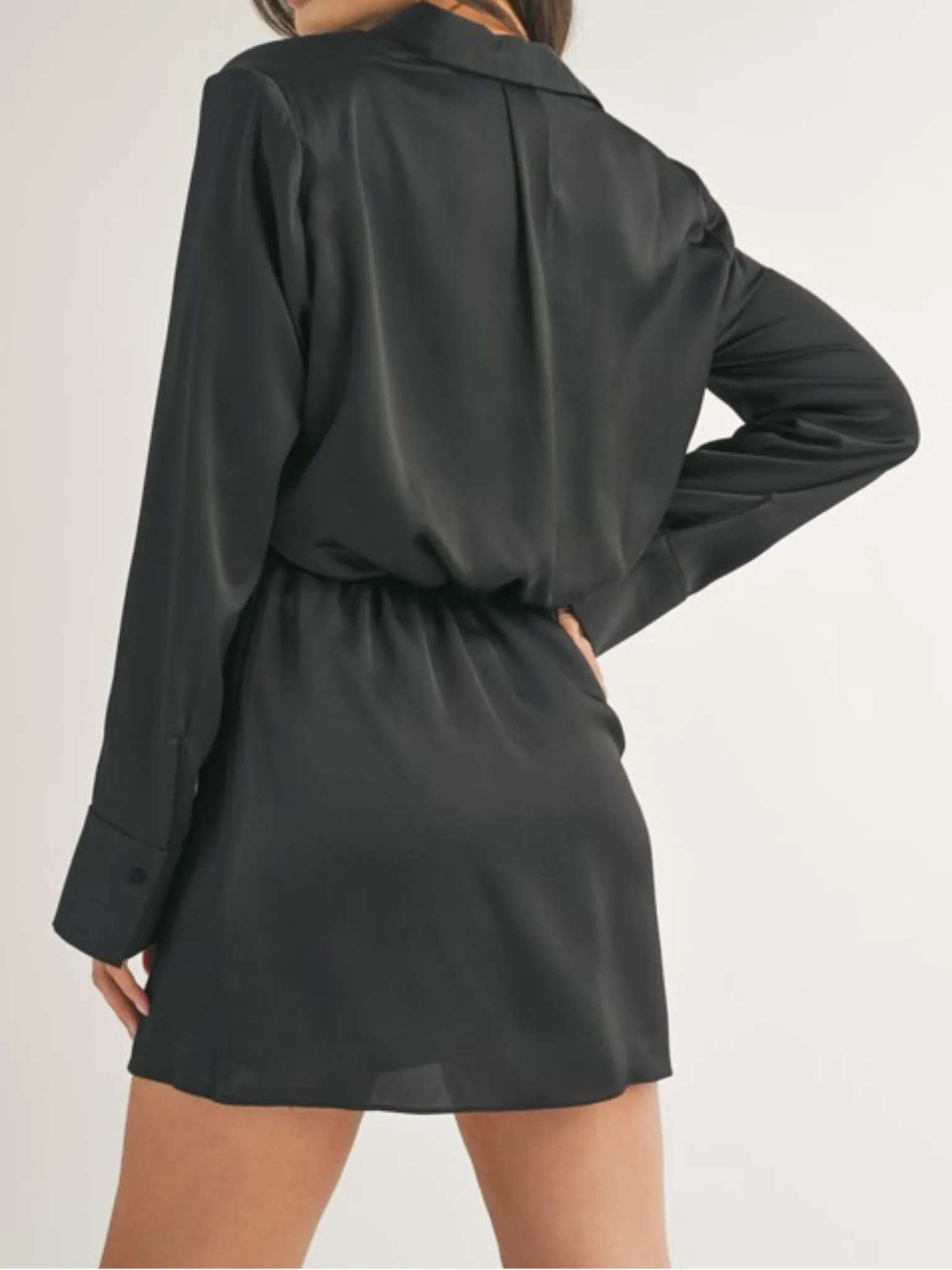 Indigo Button Down Dress