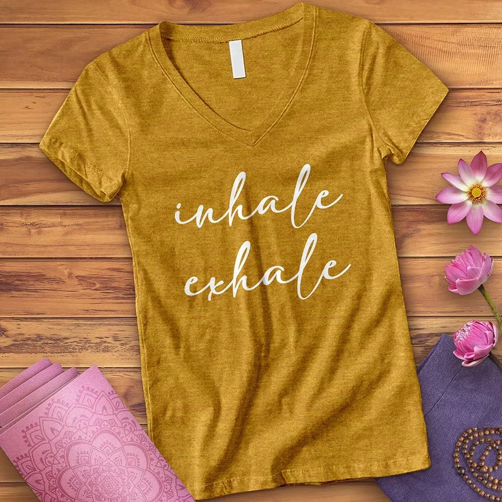Inhale-Exhale V-Neck