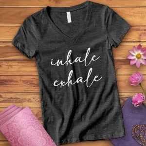 Inhale-Exhale V-Neck