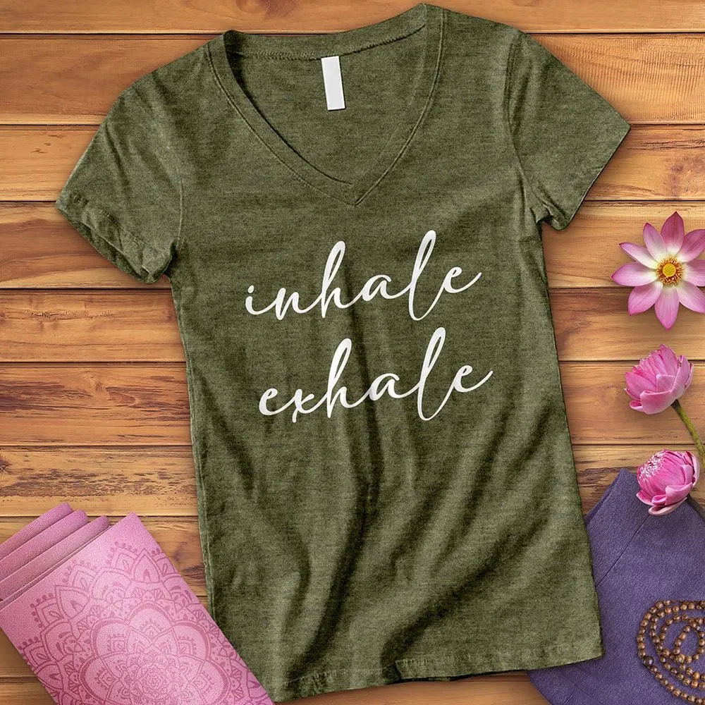 Inhale-Exhale V-Neck