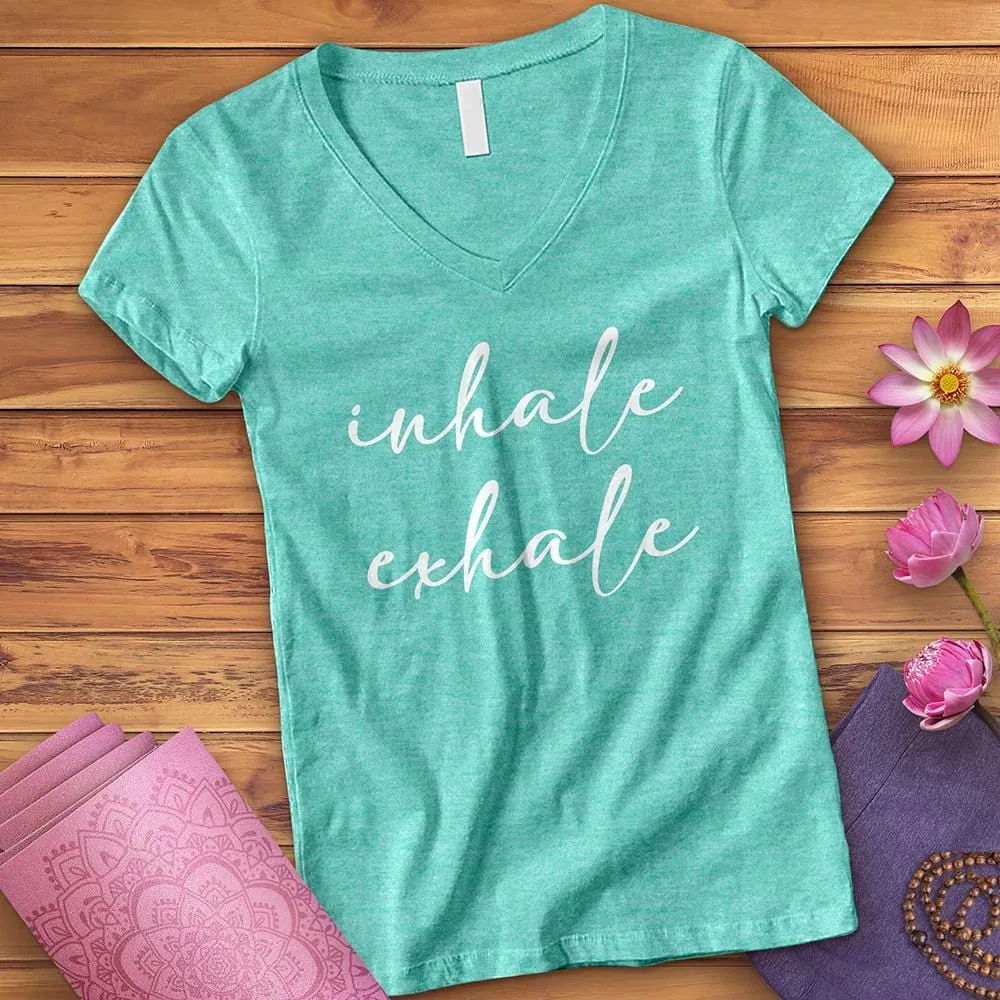 Inhale-Exhale V-Neck