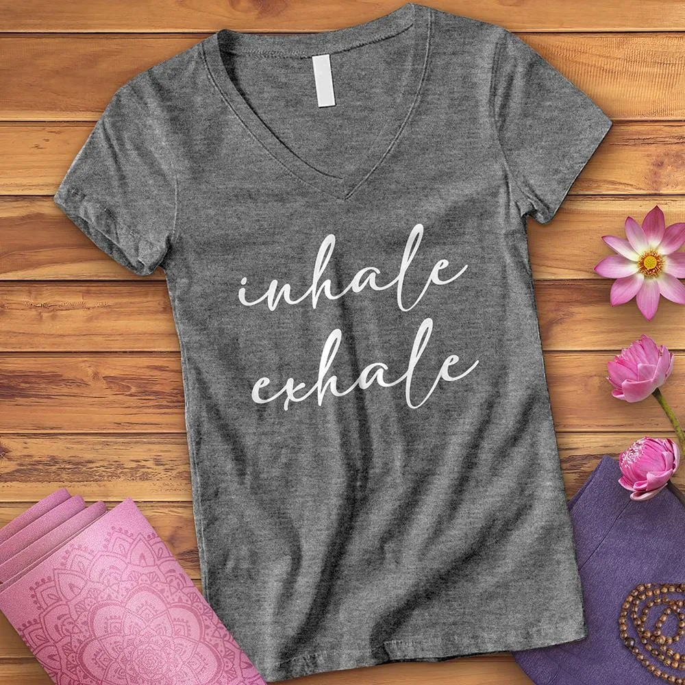 Inhale-Exhale V-Neck