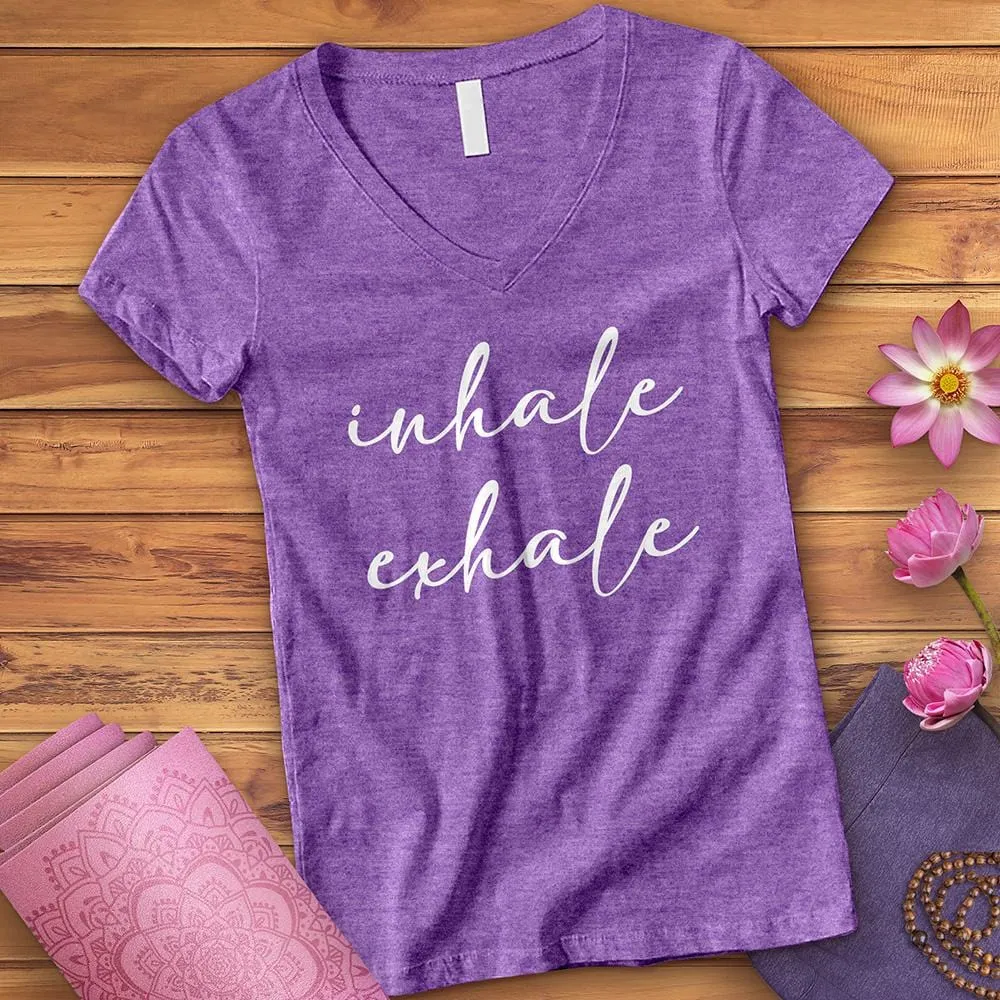 Inhale-Exhale V-Neck