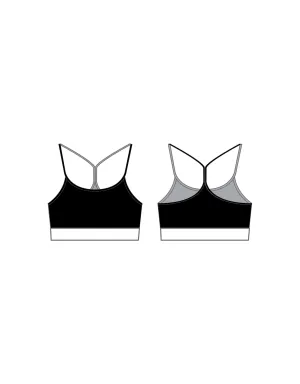 Painted Popcolour Racer Strap Crop