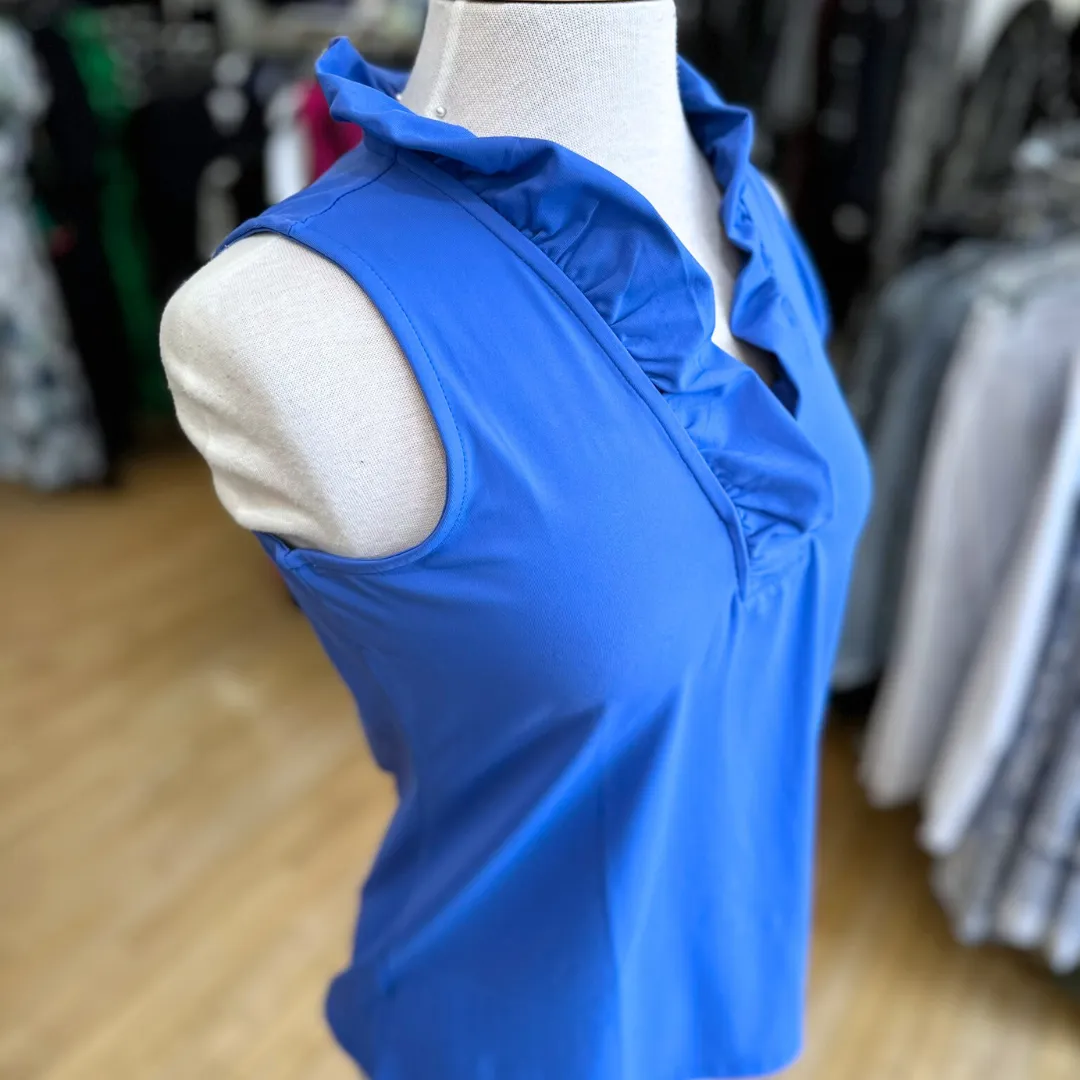Ruffle V-Neck Tank