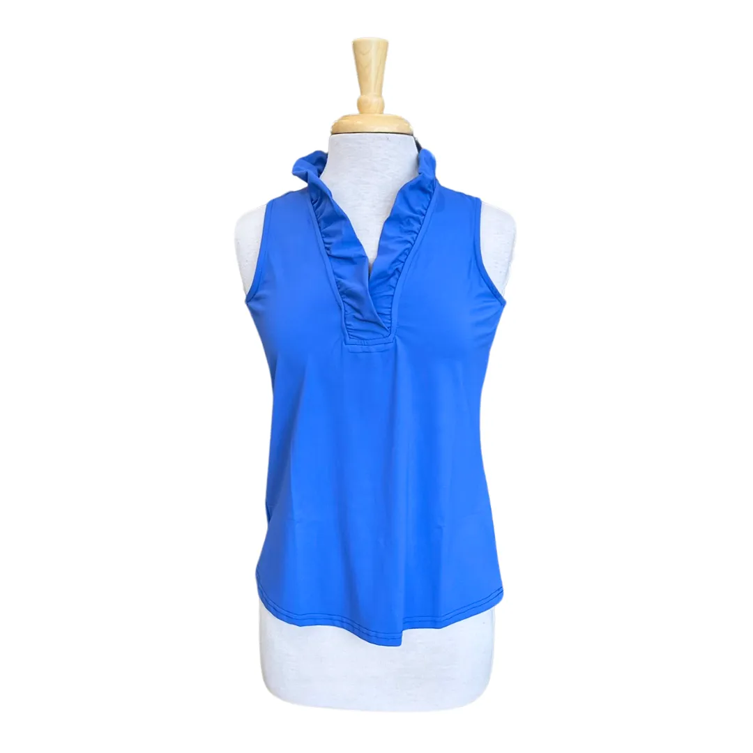 Ruffle V-Neck Tank